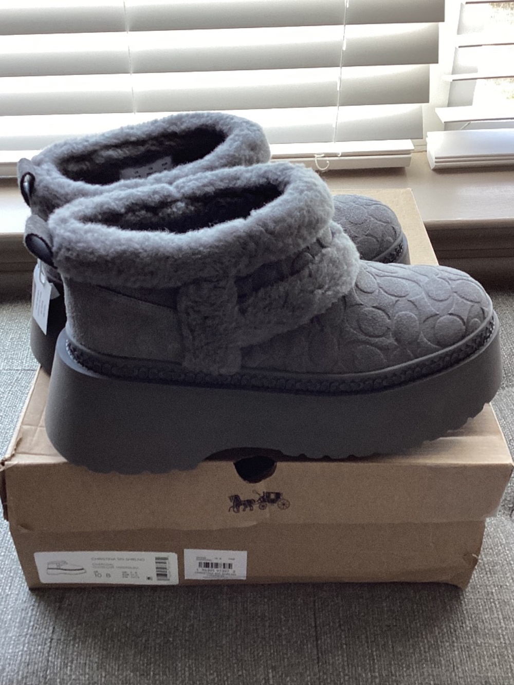 COACH Women's Christina Pull-On Booties, size 10